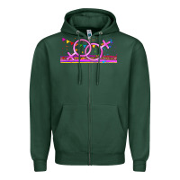 Sports Green lgbtq lesbian  libbey glass Zipper Hoodie - HRA Design Shop