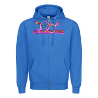 True Royal lgbtq lesbian  libbey glass Zipper Hoodie - HRA Design Shop