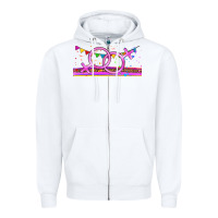 White lgbtq lesbian  libbey glass Zipper Hoodie - HRA Design Shop