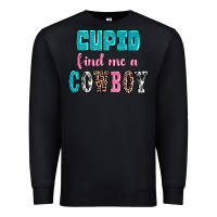 Black cupid find me a cowboy Premium Sweatshirt - AdoDesignShop