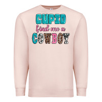 Cupid Find Me A Cowboy Premium Sweatshirt | Teevron