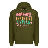 Army Green mamas expensive little bestie Premium Hoodie - MaliasSmallBusiness