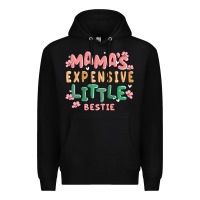 Black mamas expensive little bestie Premium Hoodie - MaliasSmallBusiness