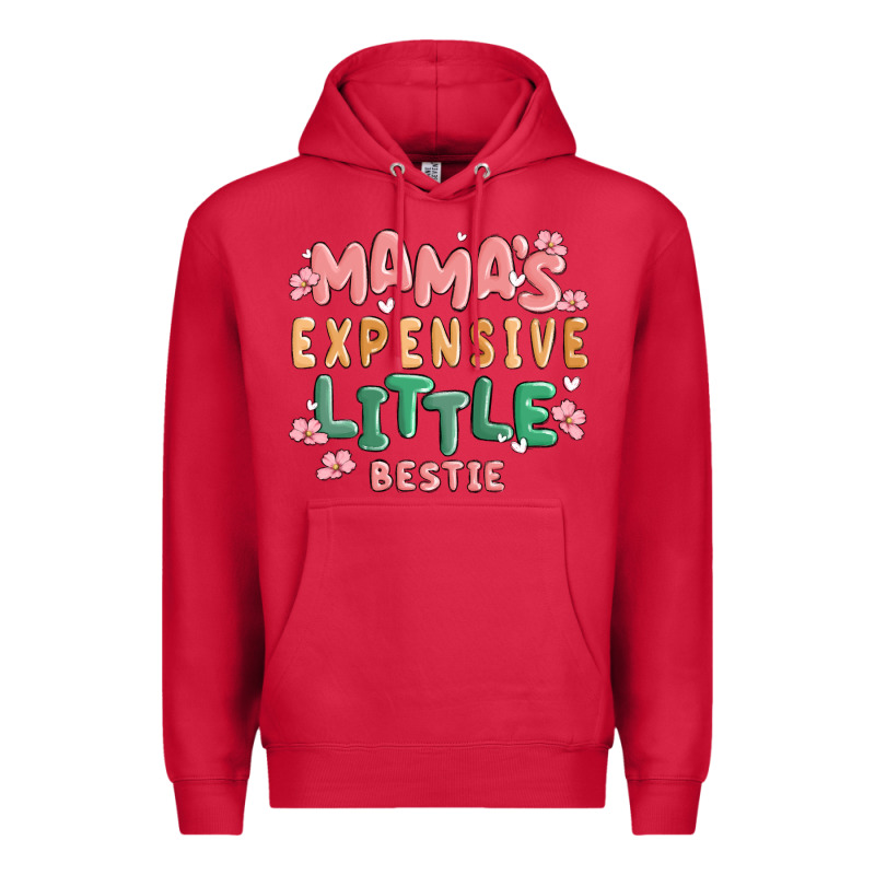 Mamas Expensive Little Bestie Premium Hoodie by MaliasSmallBusiness | Teevron