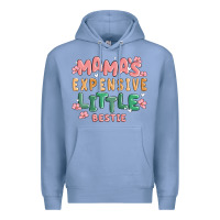 Colony Blue mamas expensive little bestie Premium Hoodie - MaliasSmallBusiness