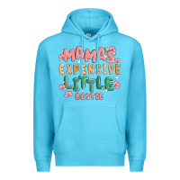 Ocean Blue mamas expensive little bestie Premium Hoodie - MaliasSmallBusiness