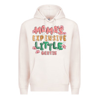 Pale Pink mamas expensive little bestie Premium Hoodie - MaliasSmallBusiness