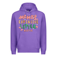 Purple mamas expensive little bestie Premium Hoodie - MaliasSmallBusiness