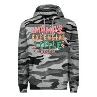 Slate Camo mamas expensive little bestie Premium Hoodie - MaliasSmallBusiness
