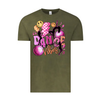 Vintage Olive dance vibes Vintage Tee - MaliasSmallBusiness