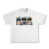 Lunar Rock police gnomes Urban Heavy Tee - Zillion Design Studio
