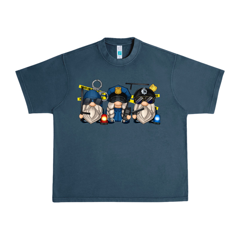 Police Gnomes Urban Heavy Tee by Zillion Design Studio | Teevron