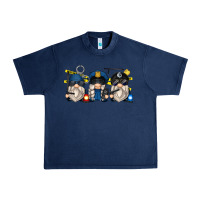 Navy police gnomes Urban Heavy Tee - Zillion Design Studio