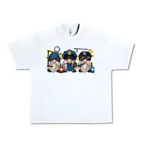 White police gnomes Urban Heavy Tee - Zillion Design Studio