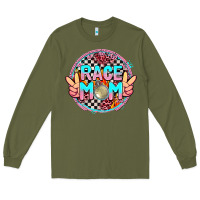 Army Green race mom Long Sleeve Tee - AdoDesignShop