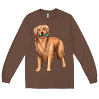 Chestnut golden retriever with toys Long Sleeve Tee - texasbilliewilder