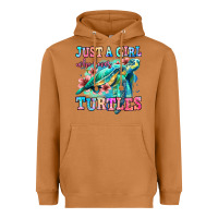 Just A Girl Who Loves Turtles Heavyweight Hoodie | Teevron