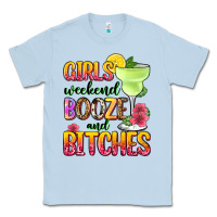 Dusty Blue girls weekend booze and bitches Classic Tee - Zillion Design Studio