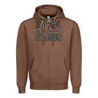 Chestnut Racing Is My Favorite Season Zipper Hoodie - CowhideDigitalArt