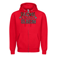 Red Racing Is My Favorite Season Zipper Hoodie - CowhideDigitalArt