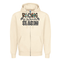 Sandshell Racing Is My Favorite Season Zipper Hoodie - CowhideDigitalArt