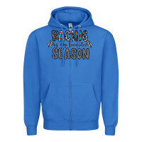 True Royal Racing Is My Favorite Season Zipper Hoodie - CowhideDigitalArt