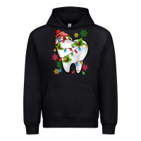 Black Christmas Teeth Dentist Urban Hoodie - MaliasSmallBusiness