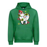 Emerald Christmas Teeth Dentist Urban Hoodie - MaliasSmallBusiness