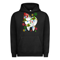 Pigment Black Christmas Teeth Dentist Urban Hoodie - MaliasSmallBusiness