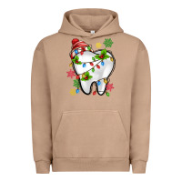 Pigment Burro Christmas Teeth Dentist Urban Hoodie - MaliasSmallBusiness