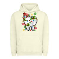 Pigment Pistachio Christmas Teeth Dentist Urban Hoodie - MaliasSmallBusiness