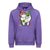 Tulip Christmas Teeth Dentist Urban Hoodie - MaliasSmallBusiness