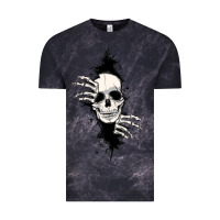 Cloud Black skull in the wall file Vintage Tee - MaliasSmallBusiness