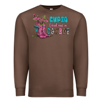 Chestnut velantines day cupid find me a cowboy Premium Sweatshirt - AdoDesignShop