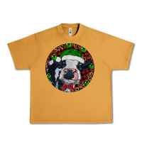 Peanut Butter Baby Cow Christmas Urban Heavy Tee - RanaPortraitStore