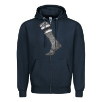 Navy black sock fa element Zipper Hoodie - FaDigitalArtStudio