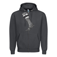 Smoke black sock fa element Zipper Hoodie - FaDigitalArtStudio