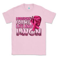 Bubblegum Pink I Fought For My Life and I Won Breast Cancer Classic Tee - texasbilliewilder