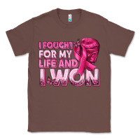 Chestnut I Fought For My Life and I Won Breast Cancer Classic Tee - texasbilliewilder