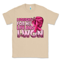 Mushroom I Fought For My Life and I Won Breast Cancer Classic Tee - texasbilliewilder