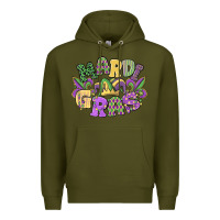 Army Green mardi gras Premium Hoodie - MaliasSmallBusiness