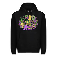Black mardi gras Premium Hoodie - MaliasSmallBusiness