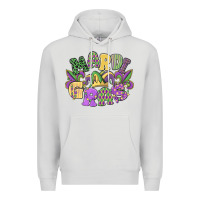 Dove Grey mardi gras Premium Hoodie - MaliasSmallBusiness