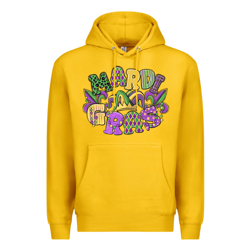 Mardi Gras Premium Hoodie by MaliasSmallBusiness | Teevron