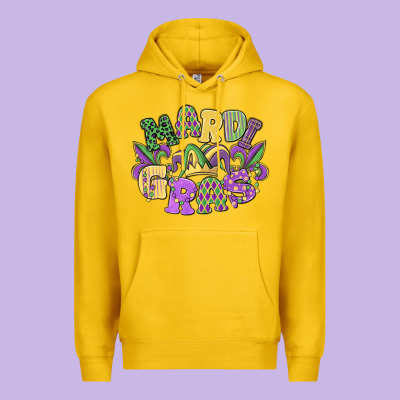 Mardi Gras Premium Hoodie Designed By Maliassmallbusiness