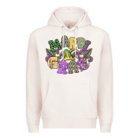 Pale Pink mardi gras Premium Hoodie - MaliasSmallBusiness