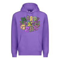 Purple mardi gras Premium Hoodie - MaliasSmallBusiness