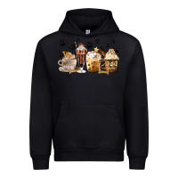 Black Dog Mom Coffee Lover Coffee Cups Urban Hoodie - MaliasSmallBusiness