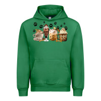 Emerald Dog Mom Coffee Lover Coffee Cups Urban Hoodie - MaliasSmallBusiness