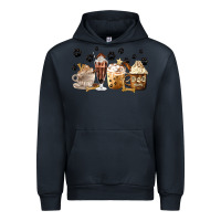 Navy Dog Mom Coffee Lover Coffee Cups Urban Hoodie - MaliasSmallBusiness